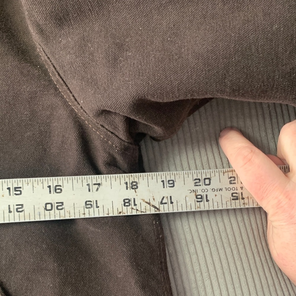 Carhartt women's size medium Dark Brown Jacket Fleece lining duck - Picture 10 of 13